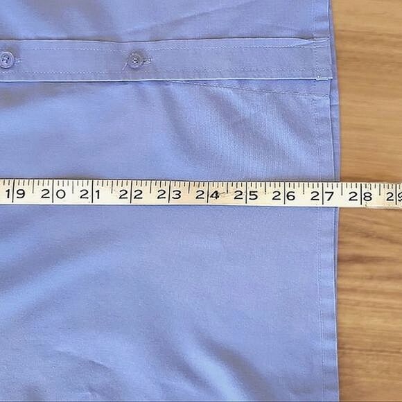 Light blue Aussie boys secondary school uniform short sleeve button-down - Picture 6 of 8